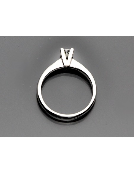 anello solitario diamante OPERA ITALIANA JEWELLERY modello Milano