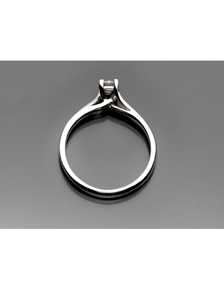 anello solitario diamante OPERA ITALIANA JEWELLERY modello PADOVA