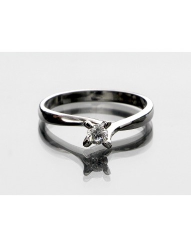 anello solitario diamante OPERA ITALIANA JEWELLERY modello Bologna