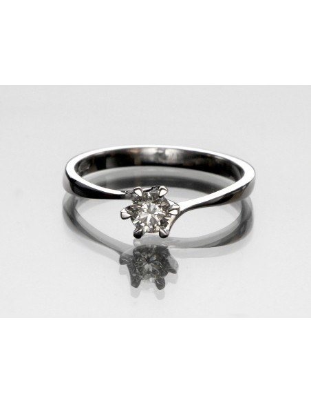 Anello solitario diamante OPERA ITALIANA JEWELLERY modello Viareggio