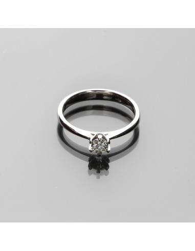 Anello solitario diamante OPERA ITALIANA JEWELLERY modello Positano