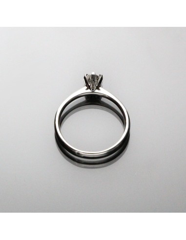 Anello solitario diamante OPERA ITALIANA JEWELLERY modello Positano