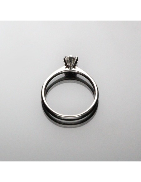 Anello solitario diamante OPERA ITALIANA JEWELLERY modello Positano