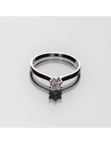 Anello solitario diamante OPERA ITALIANA JEWELLERY modello Siracusa