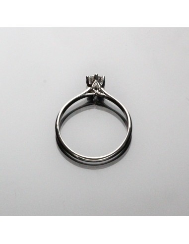 Anello solitario diamante OPERA ITALIANA JEWELLERY modello Siracusa