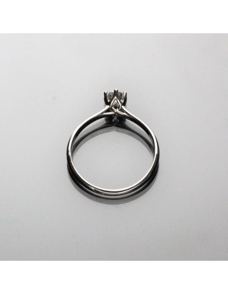 Anello solitario diamante OPERA ITALIANA JEWELLERY modello Siracusa