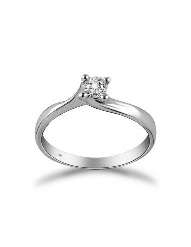 anello solitario diamante OPERA ITALIANA JEWELLERY modello Bologna