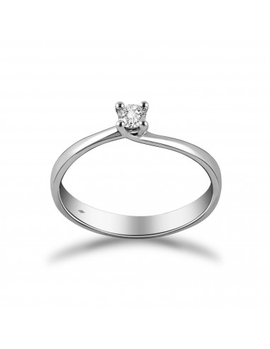 Anello solitario diamante OPERA ITALIANA JEWELLERY modello CORTINA