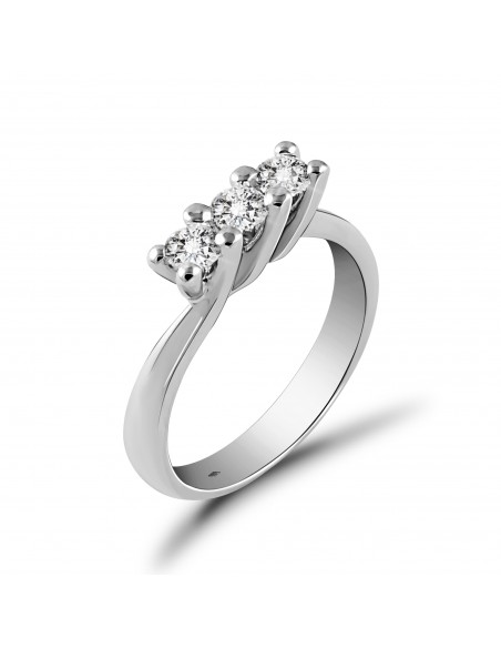 anello trilogy diamanti OPERA ITALIANA JEWELLERY modello DUBAI