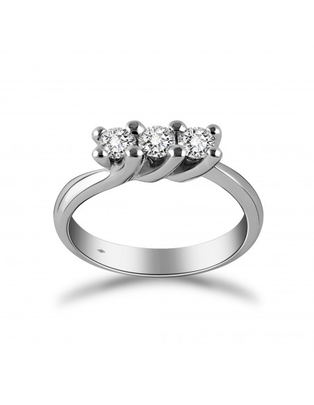 anello trilogy diamanti OPERA ITALIANA JEWELLERY modello DUBAI