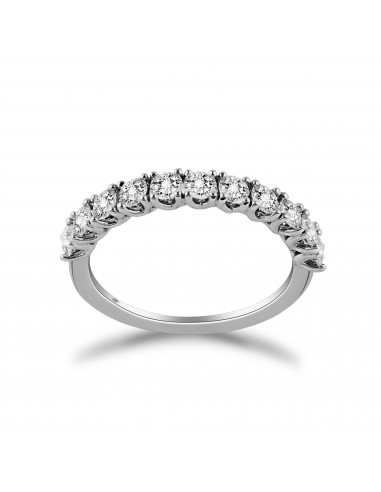 Anello fedina 11 diamanti OPERA ITALIANA JEWELLERY modello SATURNIA