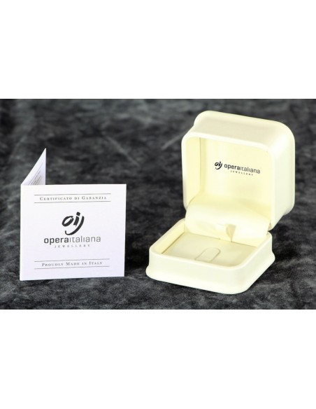 fedina a giro diamanti OPERA ITALIANA JEWELLERY modello SPOLETO