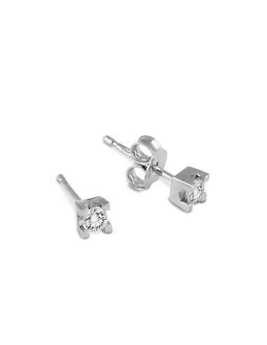 orecchini solitario diamanti OPERA ITALIANA JEWELLERY modello ASSISI