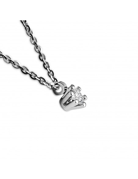 collana diamante a solitario OPERA ITALIANA JEWELLERY modello TODI