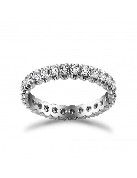 fedina a giro diamanti  OPERA ITALIANA JEWELLERY modello TREVI