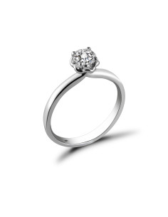 Anello solitario diamante...