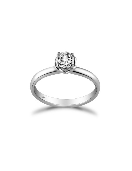 Anello solitario diamante OPERA ITALIANA JEWELLERY modello Messina