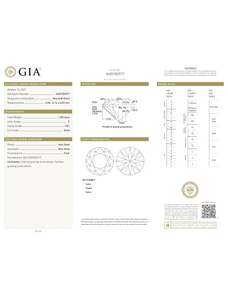 diamante investimento ct. 1.00 E-VS1 certificato GIA