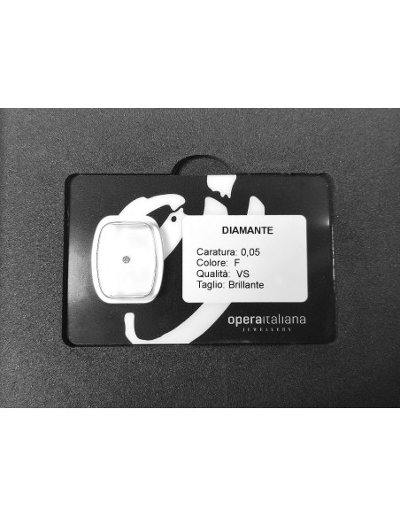 diamante ct. 0.05 certificato in blister