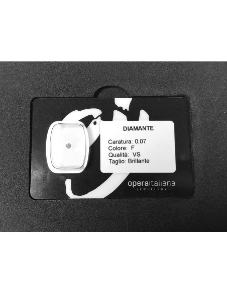 diamante ct. 0.07 certificato in blister