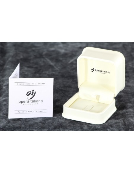 anello solitario diamante OPERA ITALIANA JEWELLERY modello Bologna